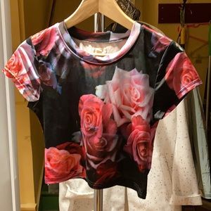 UO Floral Crop Top